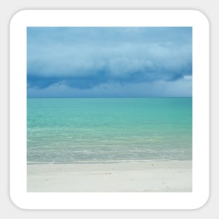 SCENERY 03 - Blue Beach White Sand Coast Sticker